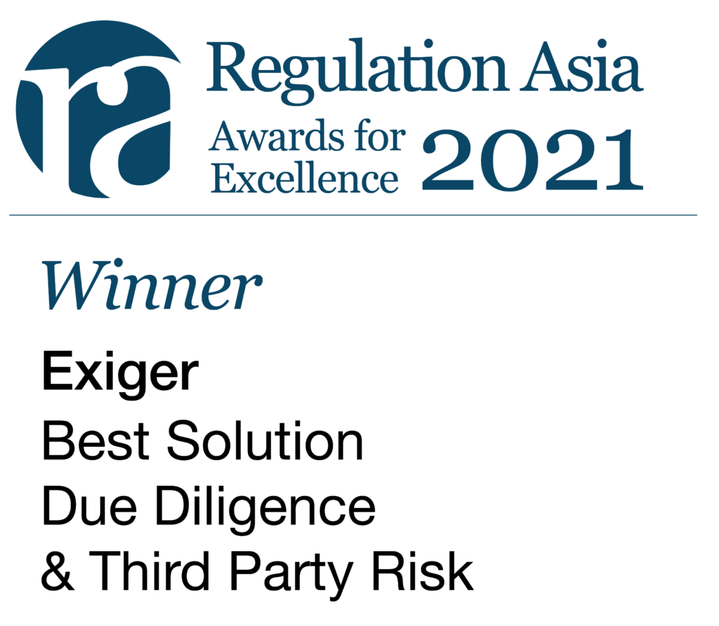 DDIQ Named Best Solution in Due Diligence & Third Party Risk Award Logo