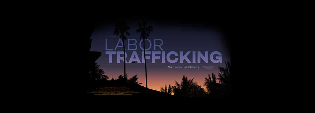 Labor Trafficking Press Release - Header