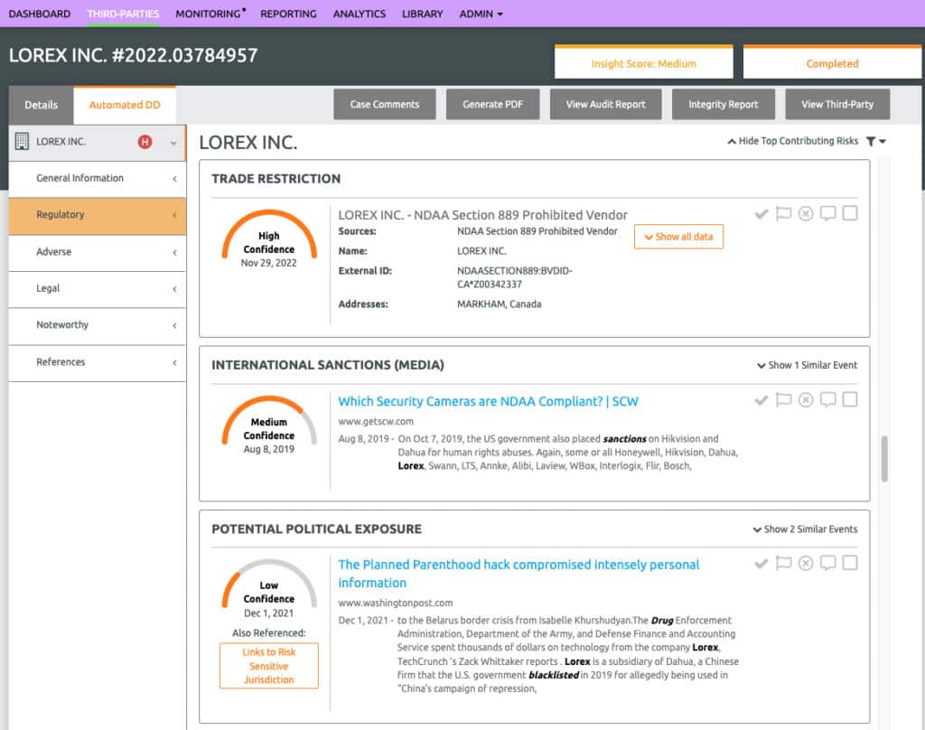 DDIQ Dashboard