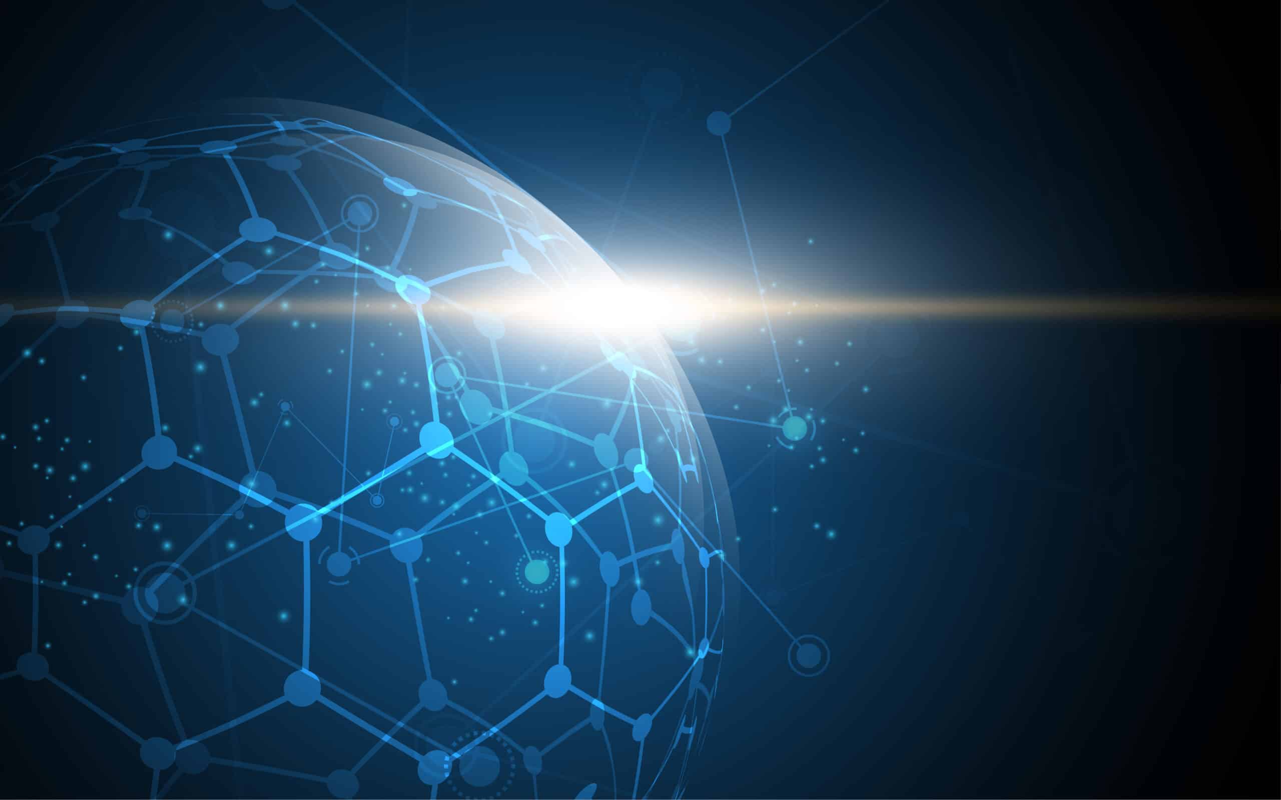 Global network connection abstract technology background global Global network connection abstract technology background global business innovation concept
