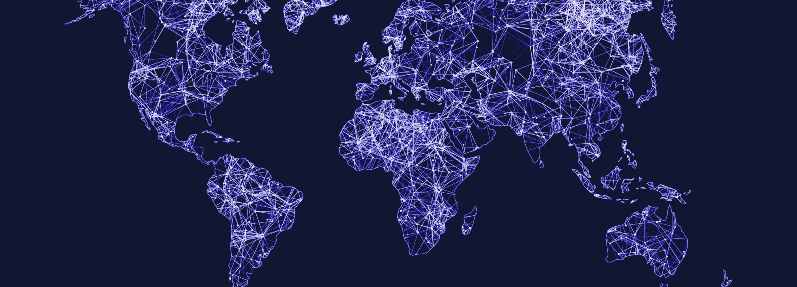 Global network map of earth