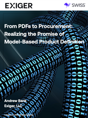 From PDF to Procurement: Realizing the Promise of Model Based Product Definition (MBPD)